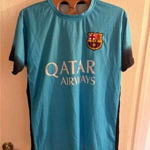 FC Barcelona Qatar Airways Soccer Jersey